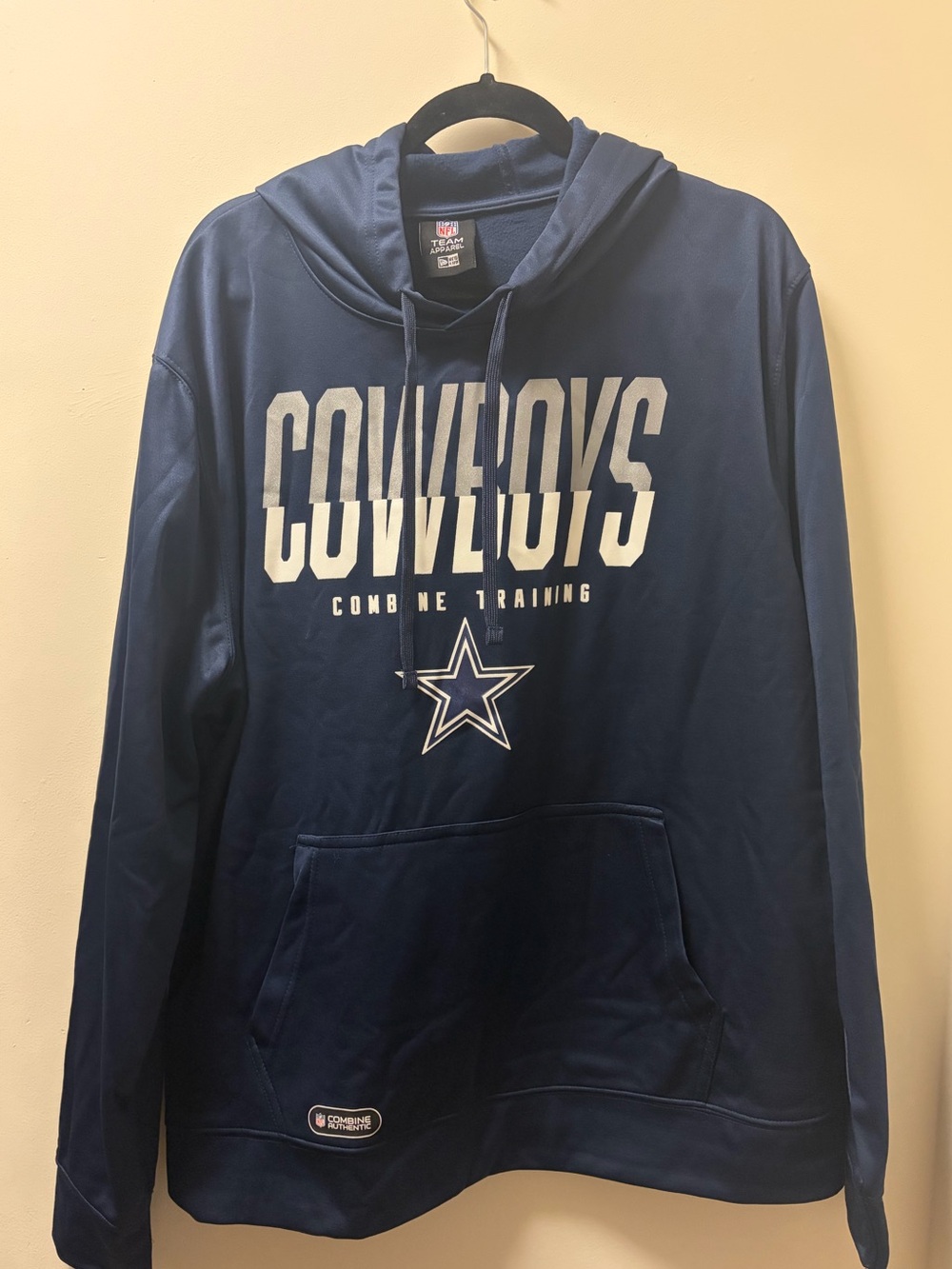 Dallas Cowboys Hoodie Combine Training Pullover- Men XL